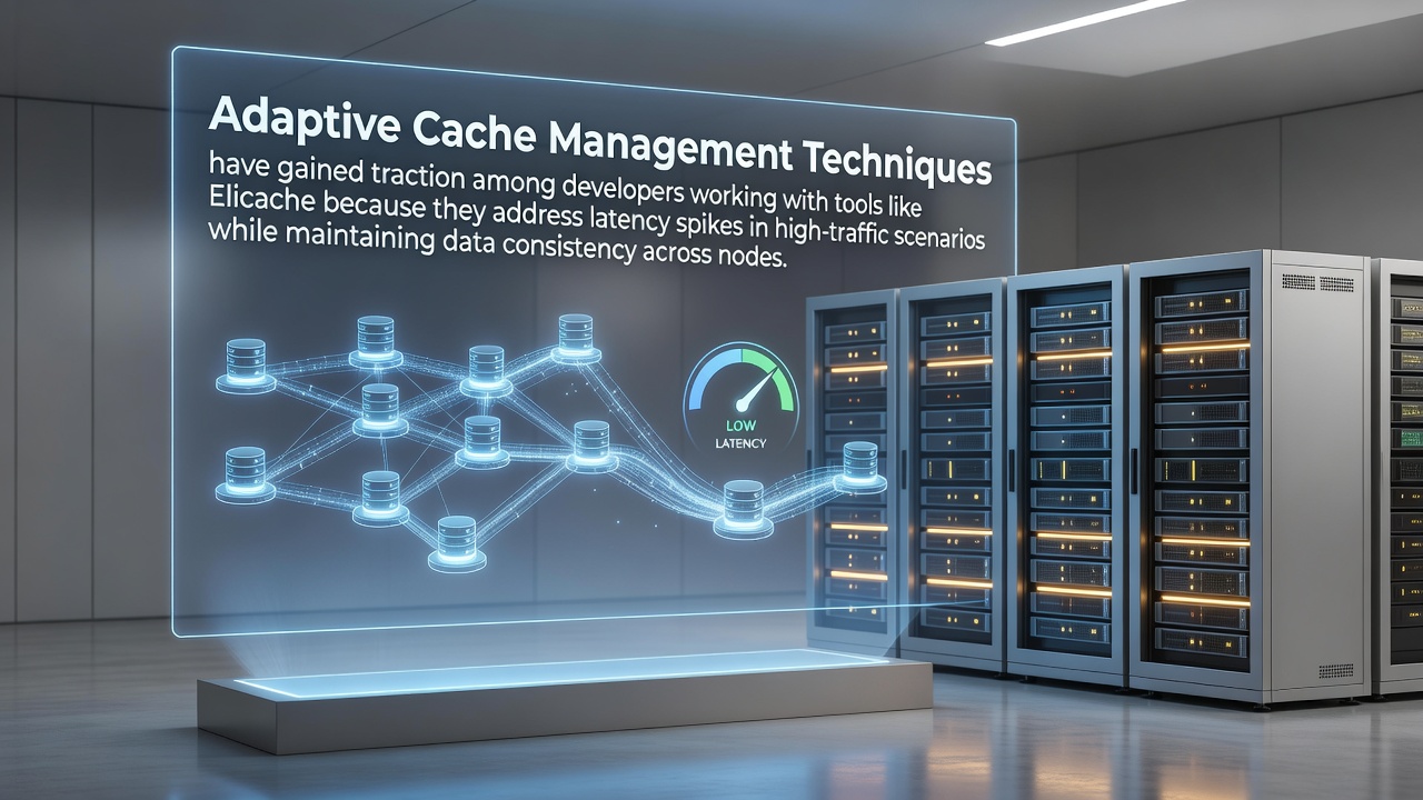 Adaptive Cache Management Techniques in Elicache for High-Traffic Scenarios